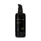 LE PURE Alpha Tonic – schwarze Flasche mit Pumpverschluss, weißer Hintergrund – Serum für Hautpflege