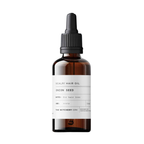 The Witchery CPH Onion Seed Scalp Oil in einer braunen 50ml Glasflasche mit Pipette auf weißem Hintergrund, Haarpflege