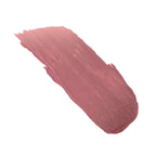 Lipstick Swoosh – pink lipstick swatch on white background – makeup