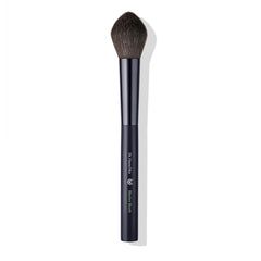 Dr. Hauschka Blusher Brush – black handle, dark bristles, white background – makeup brush