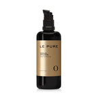 LE PURE Sensual Opulence – schwarze Flasche mit Pumpverschluss, goldene Etikette, weißer Hintergrund – Hautpflegeöl