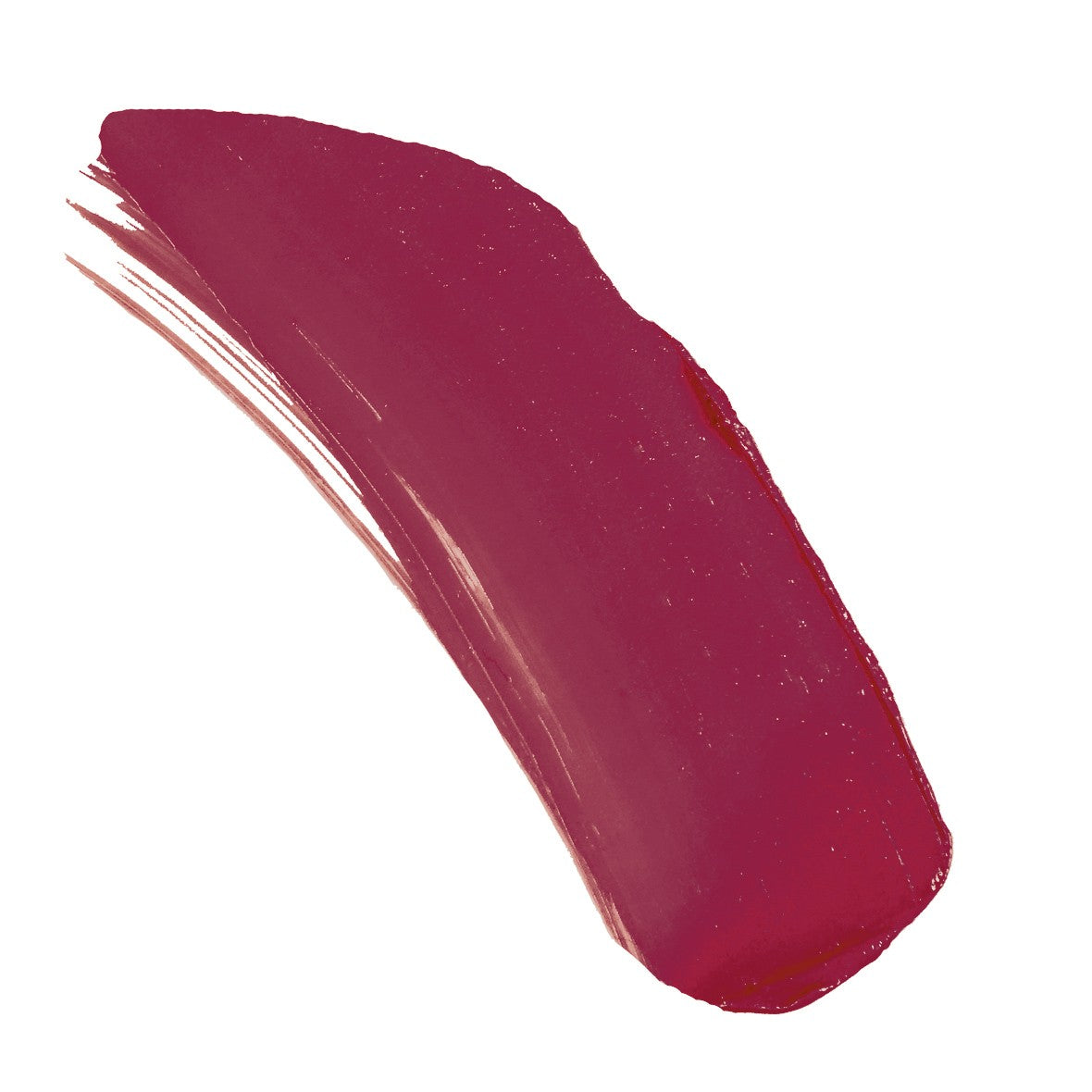 Lipstick Wow – burgundy lipstick swatch on white background – makeup