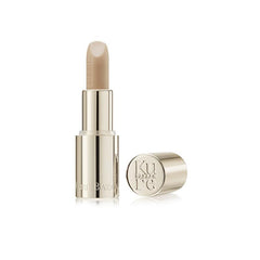 Kure Bazaar Luminizer Lipstick – gold tube with open cap, beige stick, white background – lip care