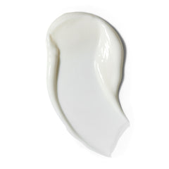 Texture of Advanced Anti-Ageing Light Cream on white background, skin care