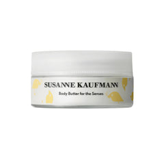 Susanne Kaufmann Body Butter for the Senses in a jar with white lid on white background, skin care