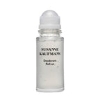 Susanne Kaufmann Deodorant Roll-on in a transparent bottle with a white cap on white background, body care