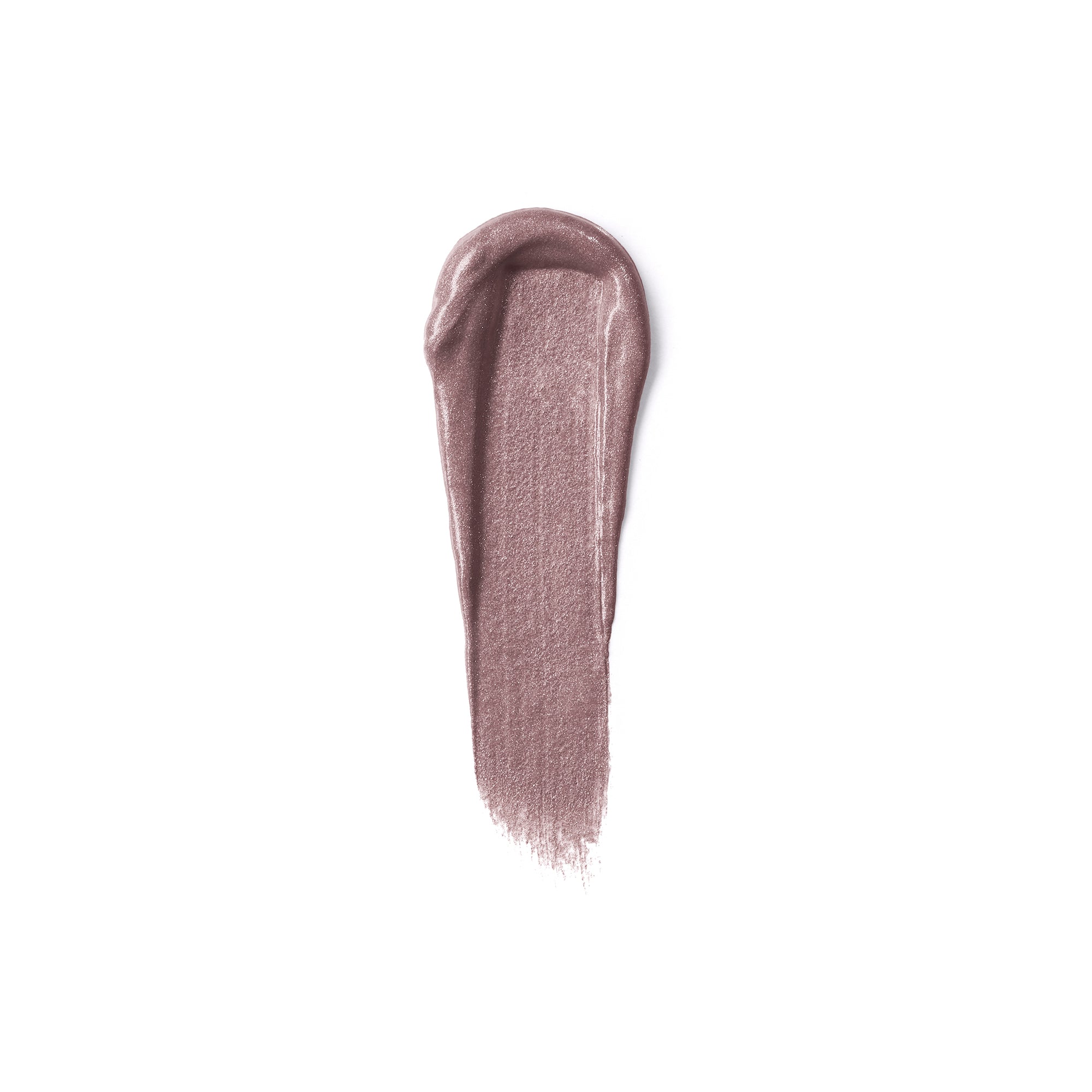 Farbprobe des Liquid Powder Chromatic Eye Tint in schimmerndem Mauve auf weißem Hintergrund, Lidschatten