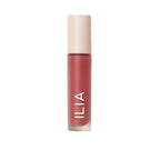 ILIA Overglaze Hydrating Lip Gloss mit beigem Verschluss auf weißem Grund, Lippenpflege