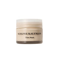 Susanne Kaufmann Glow Mask im Glastiegel mit weißem Schraubdeckel auf weißem Hintergrund, Hautpflege