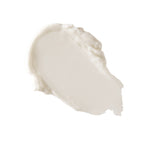 White texture of the moisturizing mask on white background, skin care