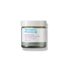 The Organic Pharmacy Flower Petal Deep Cleanser + Mask in a jar with white lid on white background, skin care