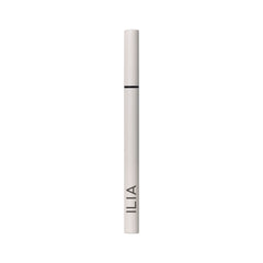 ILIA Clean Liquid Liner Midnight Express in einer hellbeigen Tube mit Kappe vor weißem Hintergrund, Eyeliner