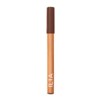 ILIA Lip Sketch Hydrating Crayon, brown tube with cap on white background, lip care