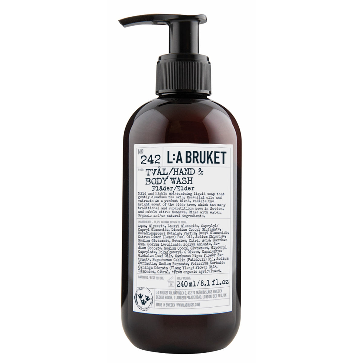 No. 242 Hand & Body Wash Fläder/elder