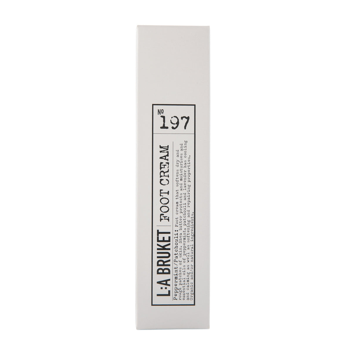 No. 197 Foot Cream Peppermint/patchouli