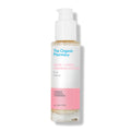 The Organic Pharmacy Neck + Chest Firming Lotion in einer Flasche mit Pumpe auf weißem Hintergrund, Hautpflege