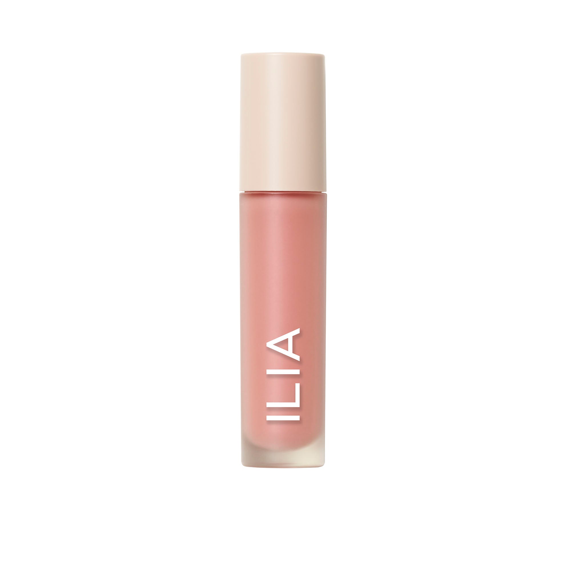 ILIA Overglaze Hydrating Lip Gloss mit passendem Verschluss auf weißem Grund, Lippenpflege