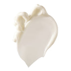 White texture of Rejuvenating Eye Cream on white background, skin care