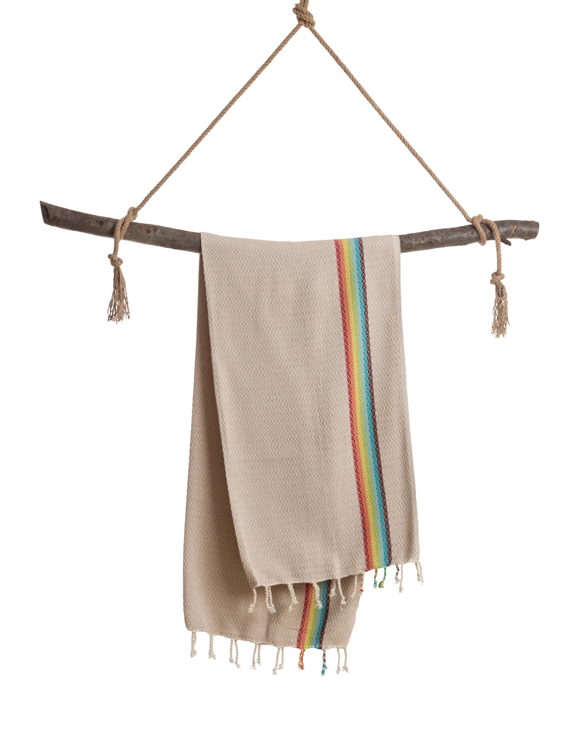 Hamamtuch Rainbow Beige