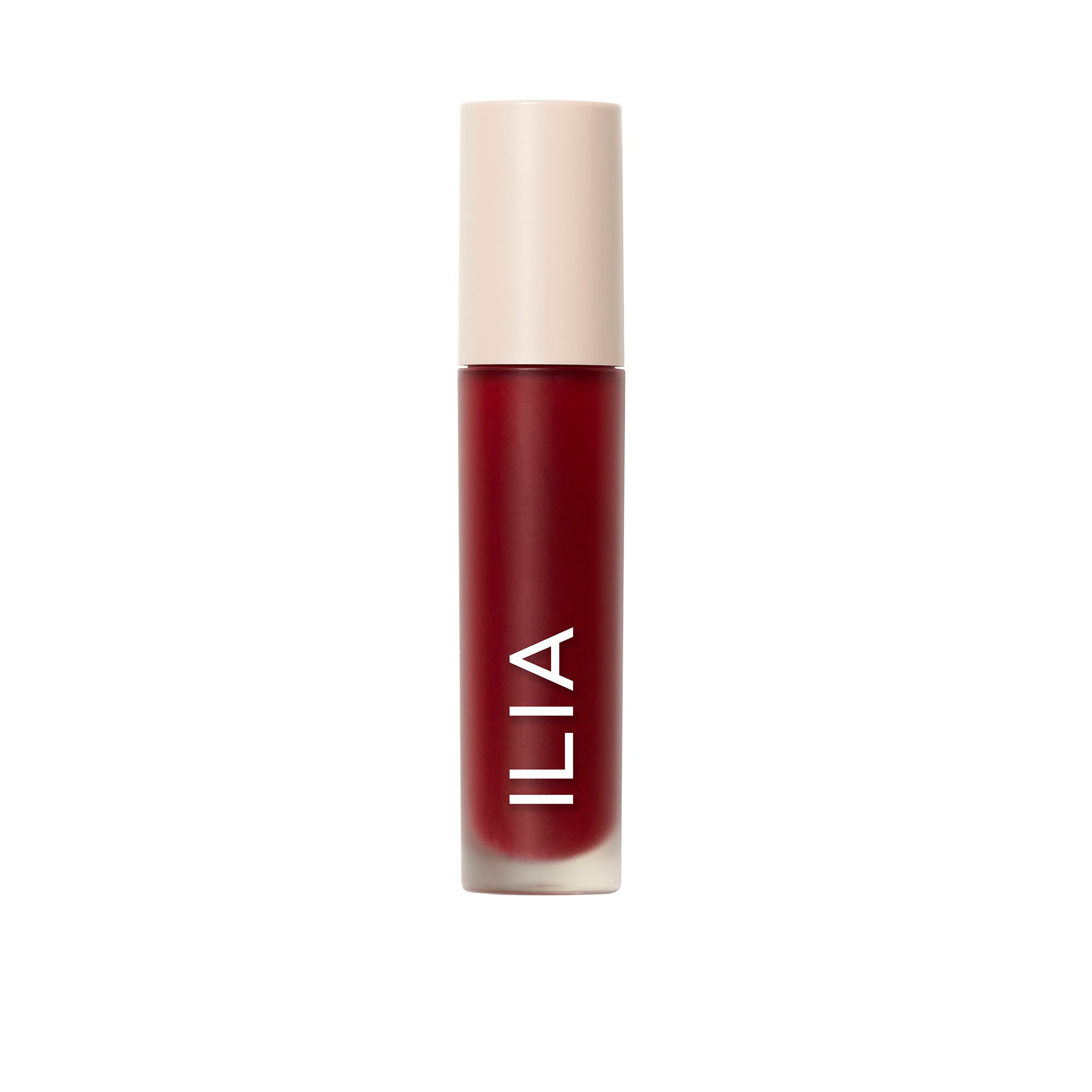 ILIA Overglaze Hydrating Lip Gloss mit beigem Verschluss auf weißem Grund, Lippenpflege