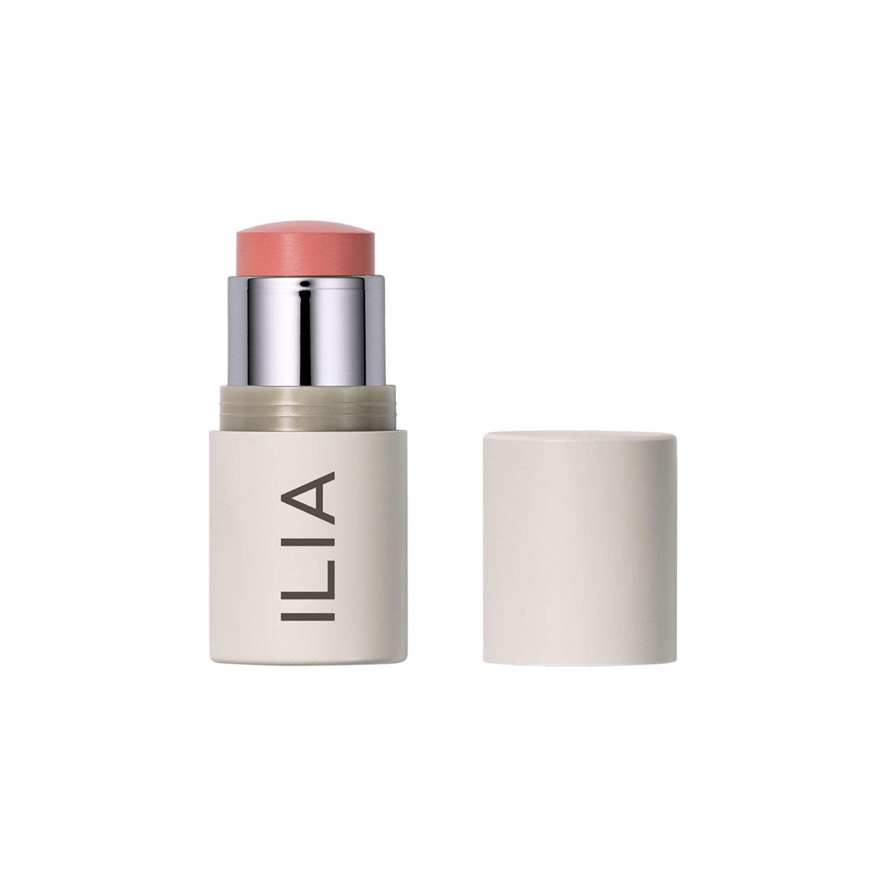 ILIA Multi-Stick in beiger Tube mit Deckel auf weißem Hintergrund, Make-up