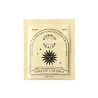Cosmic Alchemy Dealer Toasted Coconut – cremefarbene Beutelverpackung 20g, schwarze Schrift, weißer Hintergrund – Gesundheit