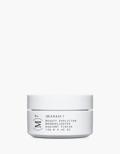 (M)ANASI 7 Bronzelighter Roseate – white jar 13g, white lid on white background – face care