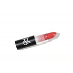 Woop Woop Lipstick – black tube, red bullet, clear cap, white background – lip care