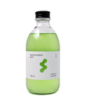 Smoothiebody Bath Vanilla Bergamot – grüne Flüssigkeit in Glasflasche 300ml, schwarzer Deckel, weißer Hintergrund – Körperpflege