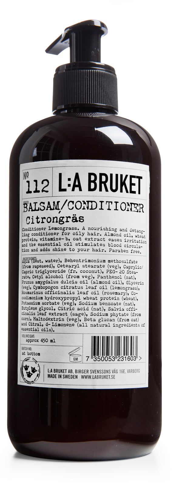 No. 112 Balsam/conditioner Citrongräs
