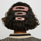 Flat Lay Claw Clips Set Ultra Glossy Terracotta
