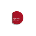 Kjaer Weis Cream Eye Shadow – roter runder Tiegel, weißer Hintergrund – Augen-Make-up
