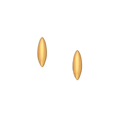 Cambodia Rice Grain Earrings Gold