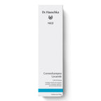 Dr. Hauschka Med Cremeshampoo Lavaerde – white cardboard box with blue stripe, white background – hair care