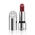 Kjaer Weis Lip Stick Adore – silver tube with red lipstick, white background – makeup
