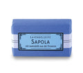 Sapola Lavender Soap – blue paper wrapper with white label, white background – skin care