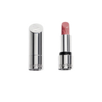 Kjaer Weis Lip Stick Mesmerize – pink lipstick in silver tube, white background – lipstick