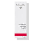 Dr. Hauschka Birch Arnica Energising Body Oil – white box 75ml, red stripe, white background – body care