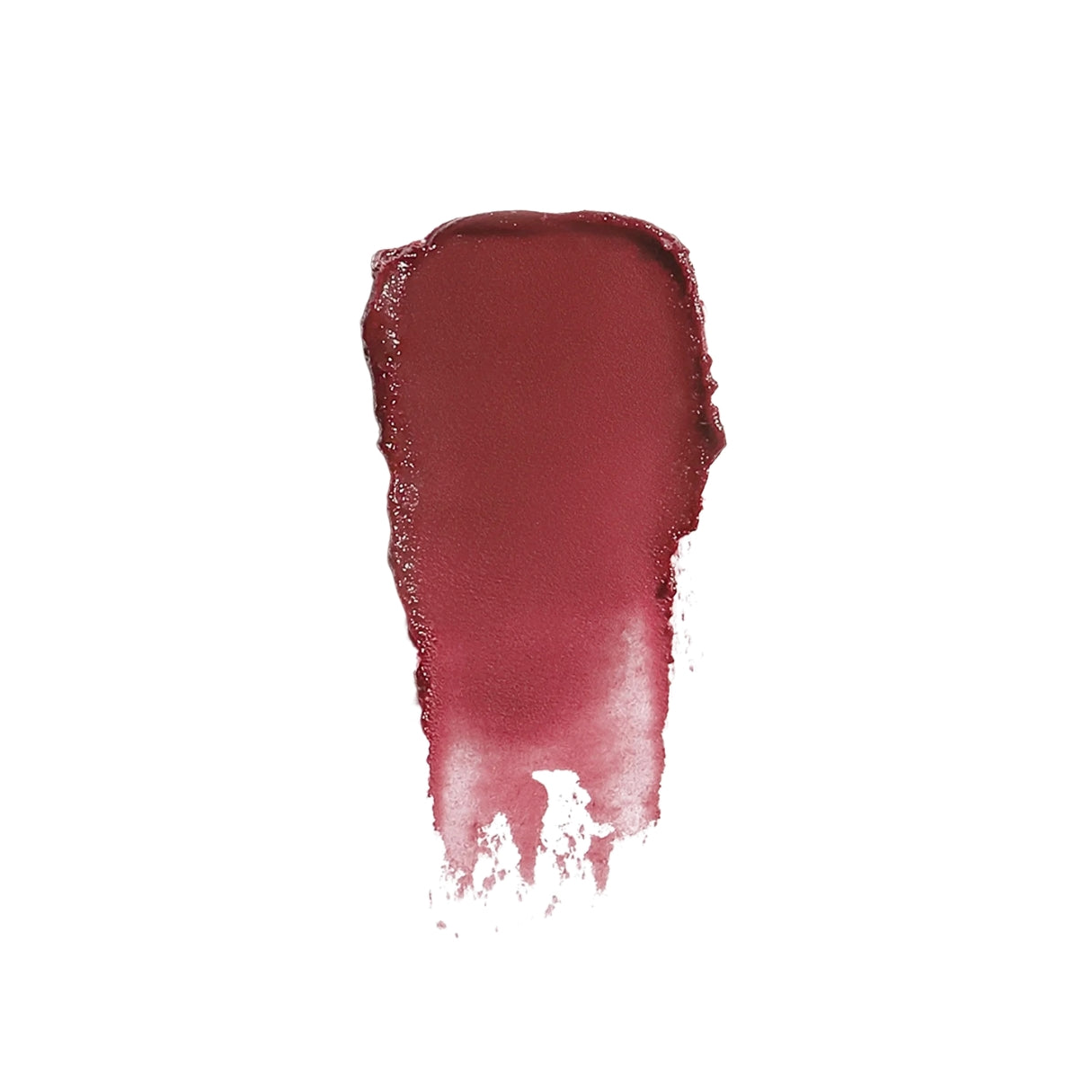 Lip Tint Refill – burgunderroter Farbstrich auf weißem Hintergrund – Lippenpflege