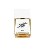 Turbulent Romantic Parfum – quadratische Glasflasche 50ml, weißer Deckel, weißer Hintergrund – Parfüm