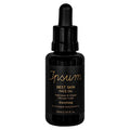 Ipsum Best Skin Face Oil – black glass bottle 30ml with dropper cap, white background – skin care