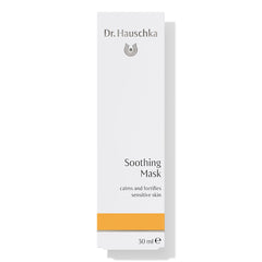 Dr. Hauschka Soothing Mask – white tube 30ml, orange stripe, white background – skin care