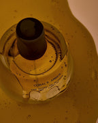 Cobalt Amber Parfümflasche – 50ml, dunkler Deckel, goldener Hintergrund – Parfüm