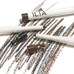 ILIA Clean Line Gel Liner – cremeweiße Stiftverpackung mit braunem/schwarzem Deckel, weißem Hintergrund – Augen-Make-up