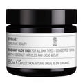 Evolve Radiant Glow Mask in a black glass jar with a black lid, 60ml, skin care