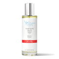 The Organic Pharmacy Sweet Vanilla Dry Oil in einer 100ml Glasflasche mit silberner Kappe auf weißem Grund, Körperpflege