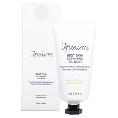 Ipsum Best Skin Cleansing Oil Balm – white tube 75g, black cap, white background – skin cleansing