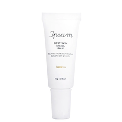 Ipsum Best Skin Eye Oil Balm – white tube 15g, white cap, white background – eye care