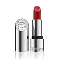 Kjaer Weis Lipstick Kw Red – silver tube, red bullet, white background – makeup