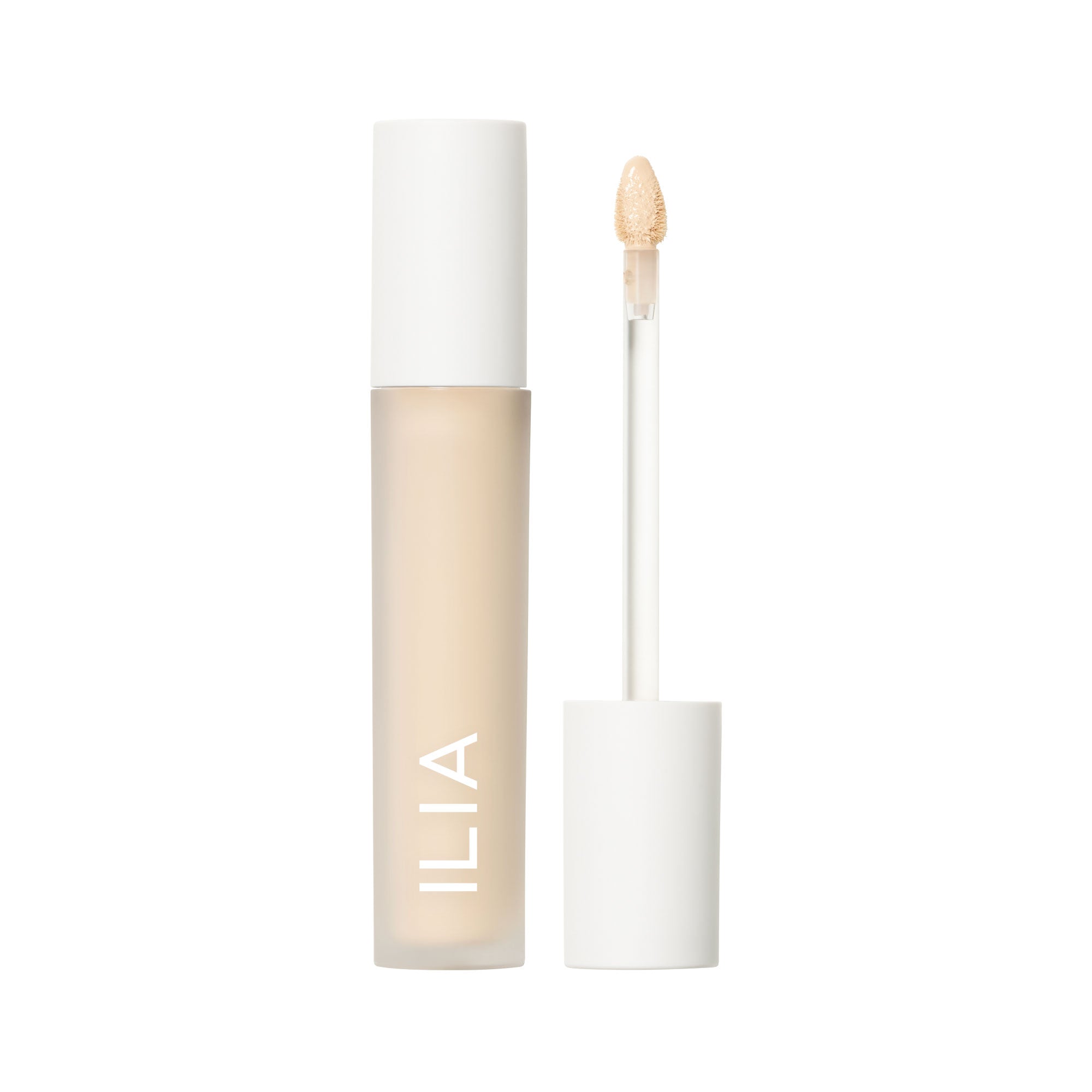 ILIA Skin Blur Serum Concealer weißem Verschluss auf weißem Hintergrund